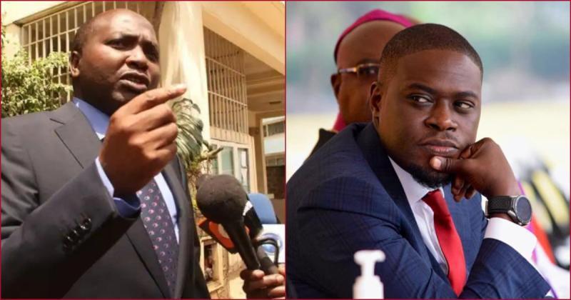 Collaged photos of Lawyer Donald Kipkorir and Governor Johnson Sakaja.